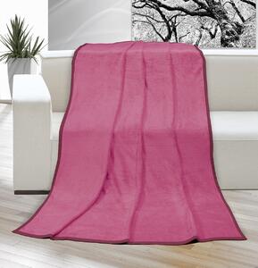 Brotex Mikro deka na jednolôžko 150x200 cm Ružová farba