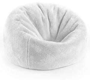 Sablio Sedací vak Cocoon SOFTY - Cloud White - 75 x 45 x 35 cm