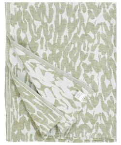 Ľanový uterák Jäkälä, olivovo zelený, Rozmery 95x180 cm