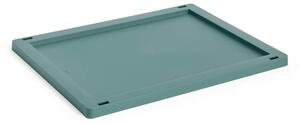 HAY Plastové veko Colour Crate Medium, dark green