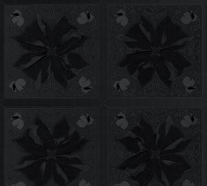 A.S. Création | Vliesová tapeta na stenu Karl Lagerfeld 37845-3 | 0,53 x 10,05 m | čierna