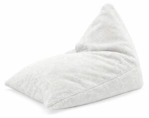 Sablio Sedací vak Triangel SOFTY - Cloud White - 120 x 100 x 100 cm