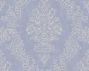 A.S. Création | Vliesová tapeta na stenu Pure Elegance 39765-2 | 0,53 x 10,05 m | modrá, biela