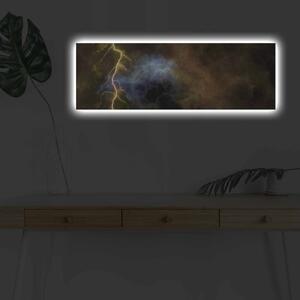 Wallity Obraz s LED osvetlením NOČNÝ BLESK 53 30 x 90 cm