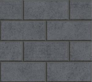 A.S. Création | Vliesová tapeta na stenu Versace 34322-6 | 0,70 x 10,05 m | čierna, šedá