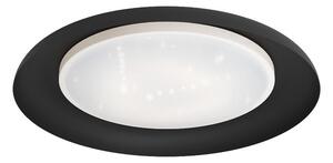 Eglo 99703 PENJAMO stropné svietidlo LED 17,1W 2010lm 3000K čierna, biela s trblietavým efektom