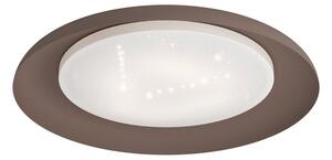 Eglo 99704 PENJAMO stropné svietidlo LED 17,1W 2010lm 3000K kávová, biela s trblietavým efektom