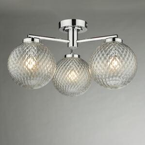 Där Lighting WAY5350 - Kúpeľňové prisadené svietidlo WAYNE 3xG9/3W/230V IP44 chróm