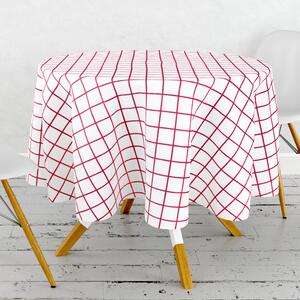 Obrus ​​PVC okrúhly DC-9400B – Elegantná kocka (rôzne veľkosti)
