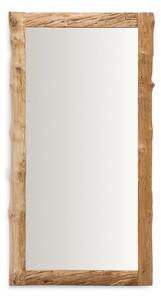 Nástenné zrkadlo s dreveným rámom 105x200 cm Ibro – Kave Home