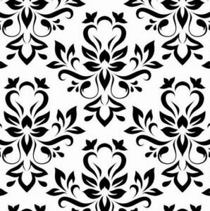 PATIFIX | Samolepiace fólie ČIERNOBIELY ORNAMENT 15-6320 | šírka 45 cm | čierna, biela