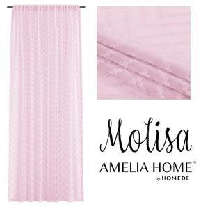 Záclona AmeliaHome Molisa III ružová