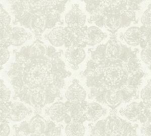 A.S. Création | Vliesová tapeta na stenu Boho Love 36463-2 | 0,53 x 10,05 m | béžová, metalická