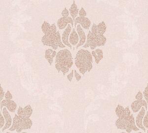 A.S. Création | Vliesová tapeta na stenu New Elegance 37552-5 | 0,53 x 10,05 m | zlatá, krémová, ružová