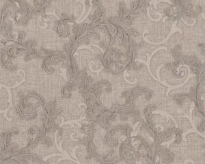A.S. Création | Vliesová tapeta na stenu Versace 96231-1 | 0,70 x 10,05 m | béžová, šedá, metalická