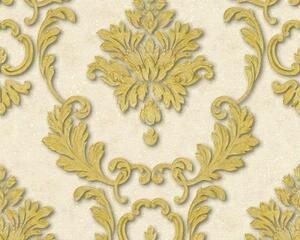 A.S. Création | Vliesová tapeta na stenu Luxury Wallpaper 32422-3 | 0,53 x 10,05 m | zlatá, krémová