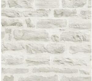 A.S. Création | Vliesová tapeta na stenu Best of Wood & Stone 35580-4 | 0,53 x 10,05 m | šedá
