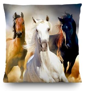 Vankúšik Horses, 45 x 45 cm