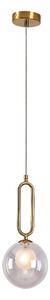 RABALUX 72303 Rosehip závesné svietidlo D150mm 1xG9 champagne, viacfarebná