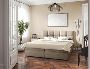 AMERICKÁ POSTEĽ, 140/200 cm, béžová MID.YOU - Online Only spálne, Online Only