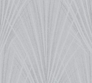 A.S. Création | Vliesová tapeta na stenu New Elegance 37553-4 | 0,53 x 10,05 m | biela, šedá