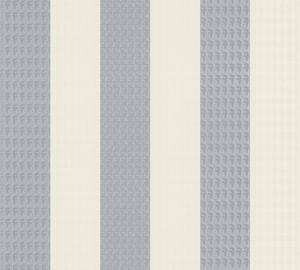 A.S. Création | Vliesová tapeta na stenu Karl Lagerfeld 37849-1 | 0,53 x 10,05 m | krémová, metalická, šedá