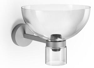 Nástenné Svietidlo FLOS, Nocturne Bowl, stmievateľné, Metalická, Chodba, Hliník, Dizajnový