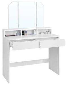 TOALETNÝ STOLÍK, biela, 100/40/142 cm Boxxx - Online Only drobný nábytok, Online Only