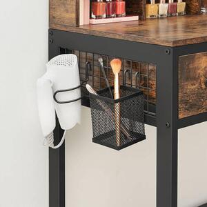 TOALETNÝ STOLÍK, hnedá, čierna, 90/40/141 cm Boxxx - Online Only drobný nábytok, Online Only