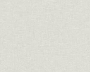 A.S. Création | Vliesová tapeta na stenu Linen Style 36634-1 | 0,53 x 10,05 m | šedá, biela