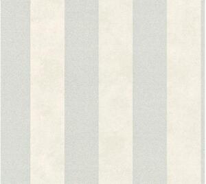 A.S. Création | Vliesová tapeta na stenu Trendwall 37271-2 | 0,53 x 10,05 m | biela, krémová, šedá