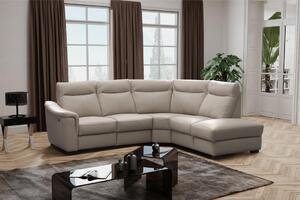 ROHOVÁ SEDAČKA, textil, koža, sivá Livetastic - Sedačky, Online Only