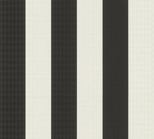 A.S. Création | Vliesová tapeta na stenu Karl Lagerfeld 37849-2 | 0,53 x 10,05 m | čierna, krémová