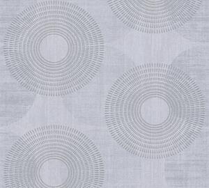 A.S. Création | Vliesová tapeta na stenu Attractive 37832-1V | 0,53 x 10,05 m | metalická, šedá