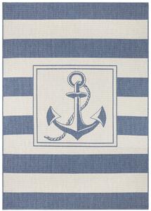 NORTHRUGS - Hanse Home koberce Kusový koberec Twin Supreme 104143 Blue / Cream – na von aj na doma - 200x290 cm