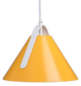 Závesná lampa Diversity v šafránovej žltej