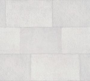 A.S. Création | Vliesová tapeta na stenu Titanium 3 38201-2 | 0,53 x 10,05 m | krémová, šedá