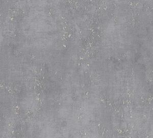 A.S. Création | Vliesová tapeta na stenu Titanium 3 38195-2 | 0,53 x 10,05 m | zlatá, šedá