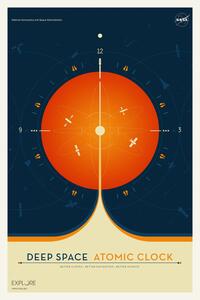 Ilustrácia Deep Space Atomic Clock (Orange) - Space Series (NASA)