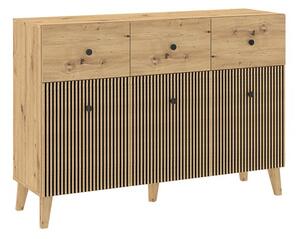 Komoda Laranga II, dub artisan / čierna