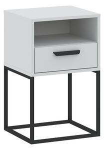 Nočný stolík Muros V40B, biela