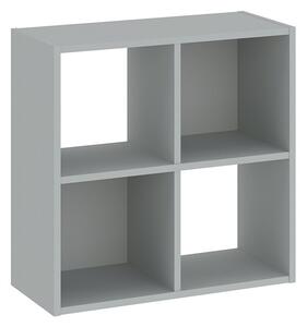 Regál Sinde 2x2, sivá