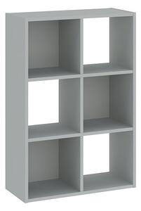 Regál Sinde 2x3, sivá