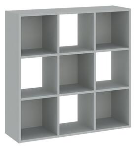 Regál Sinde 3x3, sivá