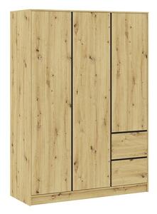 Šatníková skriňa Bamio 147, dub artisan