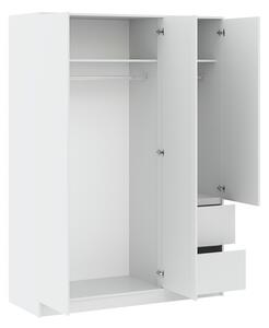 Šatníková skriňa Bamio 147, biela