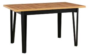 Rozkladací jedálenský stôl 5 Ikon 140-180x80 - dub wotan