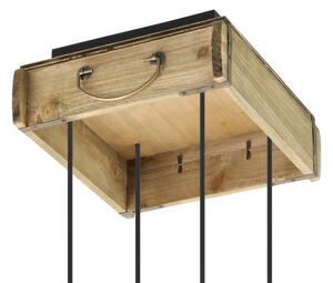 Eglo 43591 - Luster na lanku WOOTTON 4xE27/40W/230V
