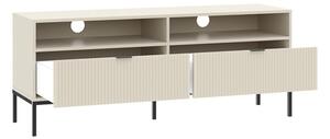 TV stolík Cambre Wave, krémová / biela