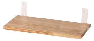 Atmowood dubová polica 40 cm - spodné kovanie Kovanie: Biele kovanie